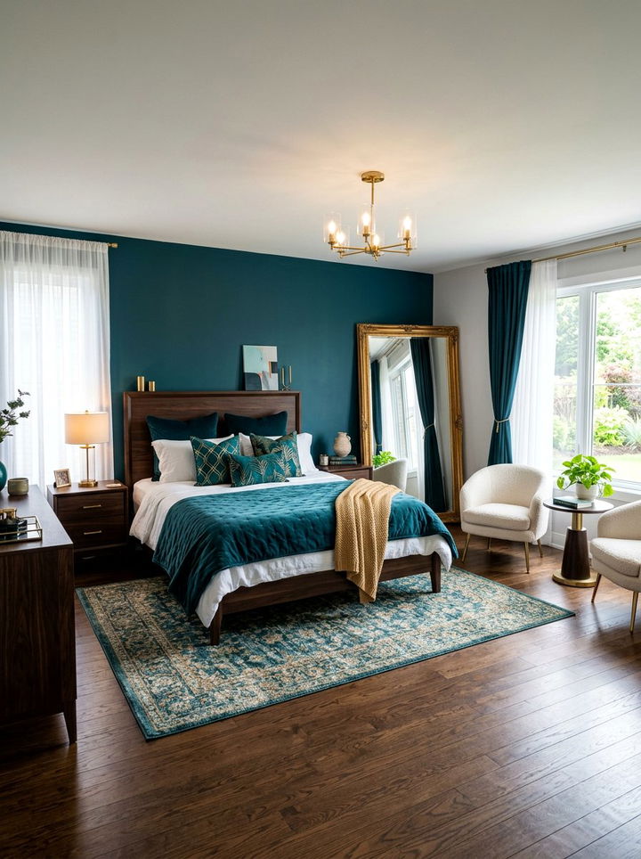 Teal bedroom - 30 luxurious bedroom color ideas