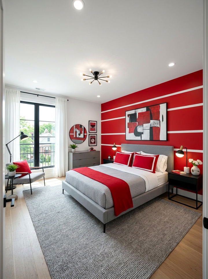 Team Color Paint - 30 football bedroom ideas