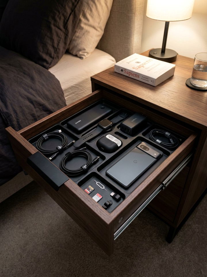 Tech Gadget Organizers - 30 bedroom drawer organizers