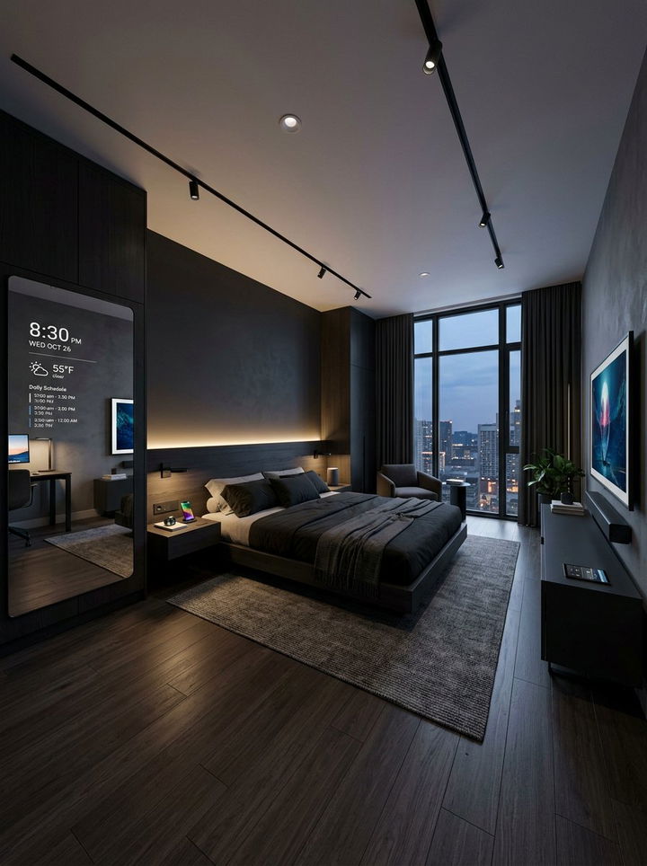 Tech Integrated Bedroom - 30 multigenerational bedroom ideas