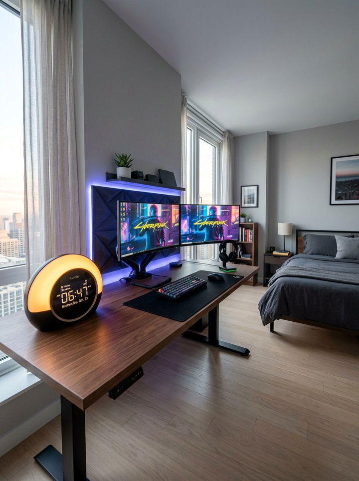 Tech focused bedroom clock - 30 bedroom sunrise alarm clocks