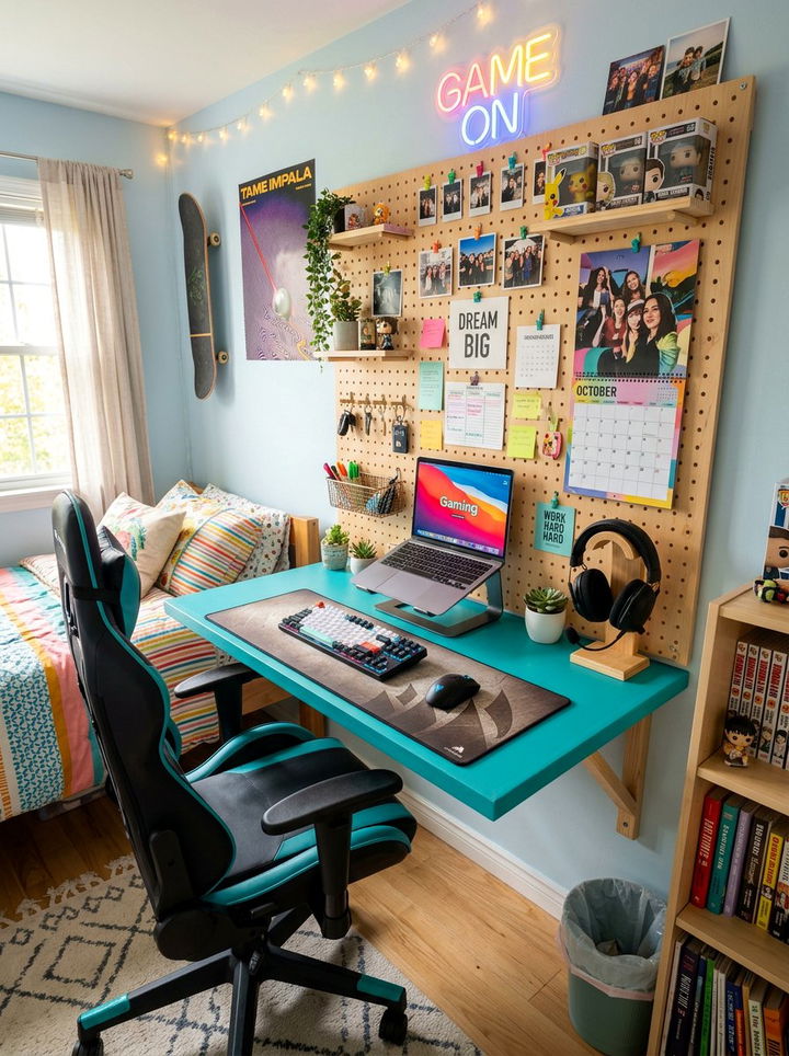 Teen Bedroom Floating Desk - 30 bedroom floating desks