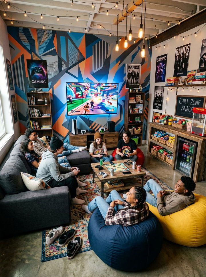 Teen Hangout - 30 bedroom conversion ideas