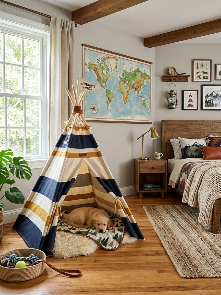 Teepee Dog Bed - 30 dog bed bedroom ideas