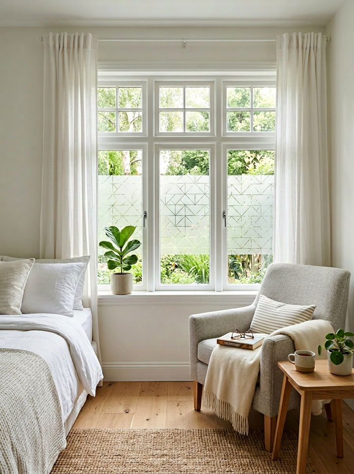 Temporary window film - 30 removable bedroom ideas