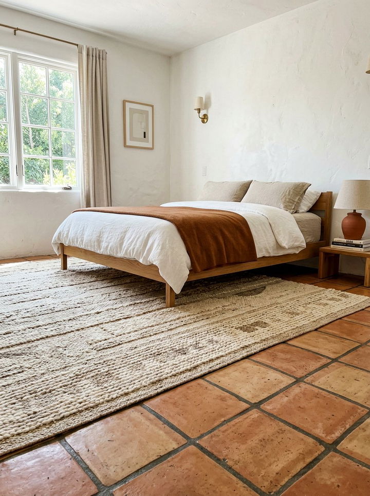 Terra Cotta Bedroom Flooring - 30 Tuscan bedroom ideas