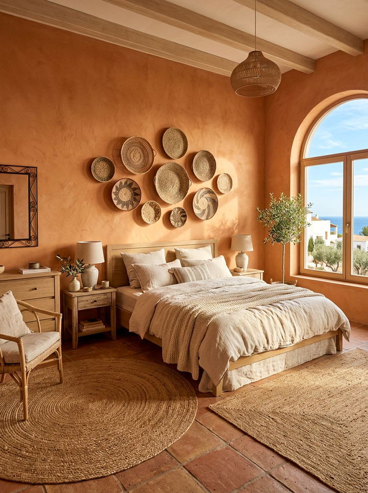 Terracotta Bedroom - 30 moody bedroom color ideas