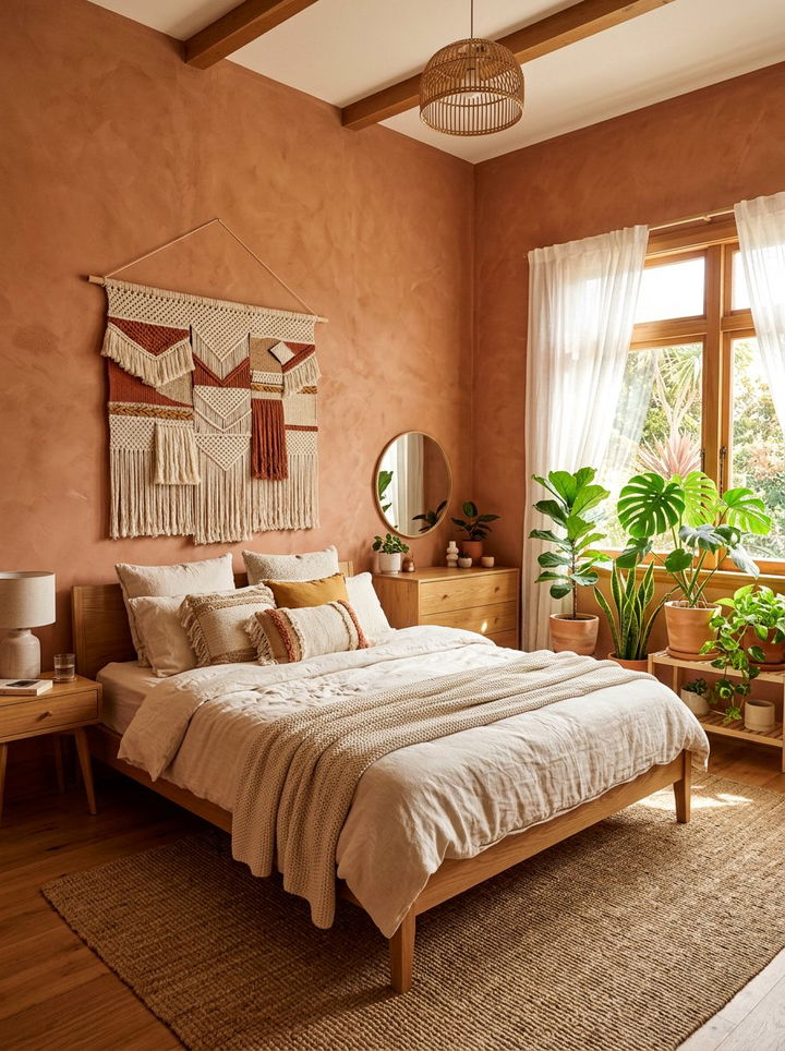 Terracotta Bedroom - 30 bedroom color ideas