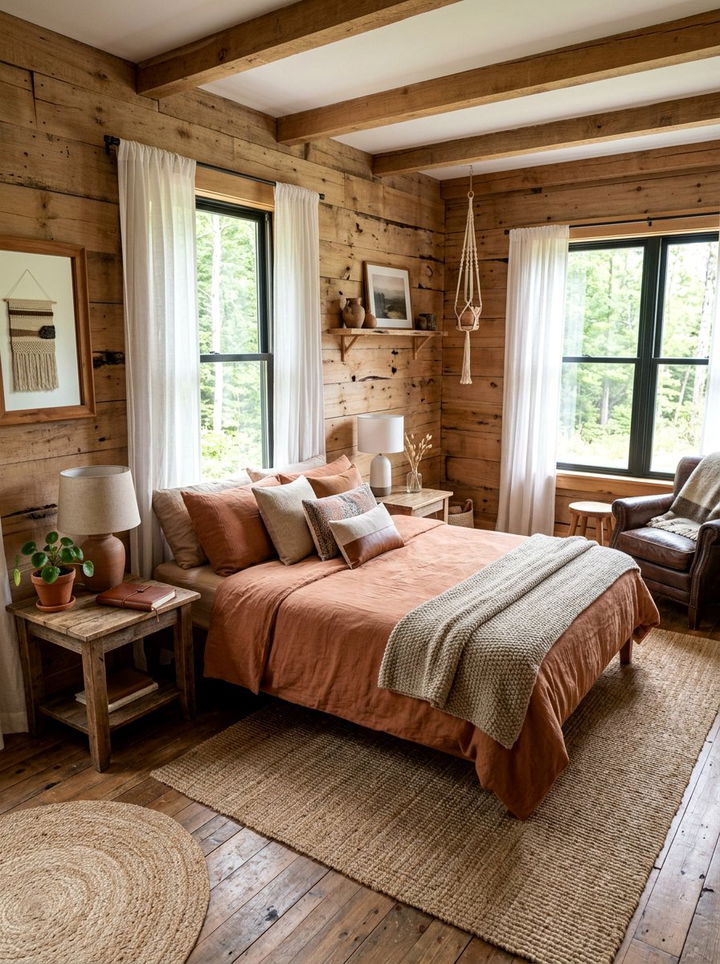 Terracotta Earthy Tone Duvet Cover - 30 bedroom duvet covers