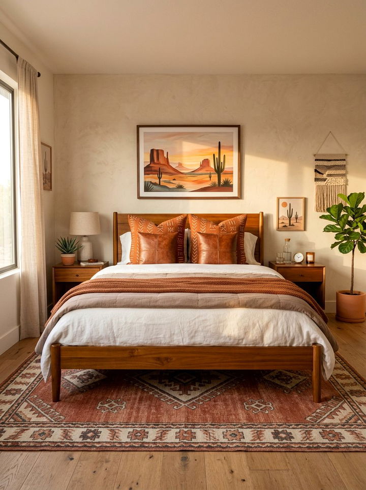 Terracotta Mudcloth Euro Sham - 30 bedroom euro shams