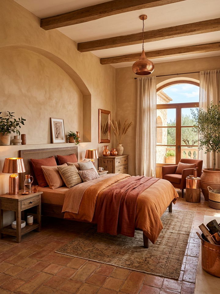 30 Copper Accent Bedroom Ideas to Warm Up Your Space