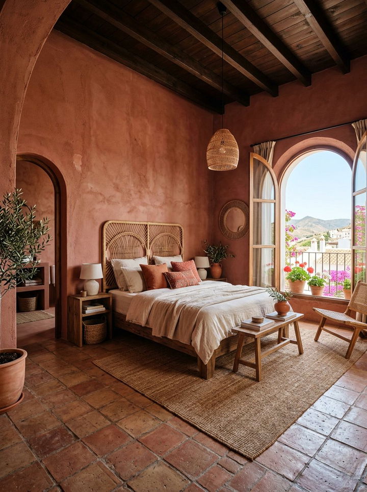 Terracotta bedroom - 30 luxurious bedroom color ideas