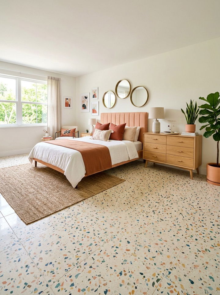 Terrazzo Flooring - 30 bedroom tile designs