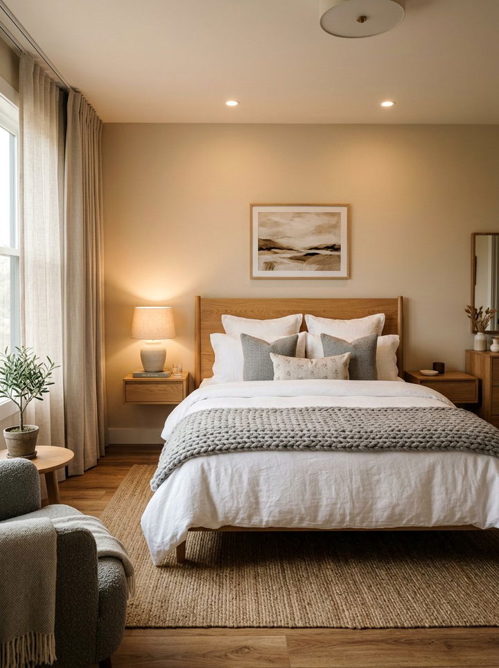 Textured Bed Runner - 30 bedroom finishing touches ideas