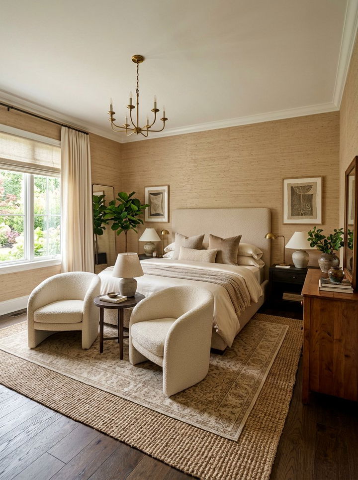Textured Beige Bedroom - 30 beige bedroom ideas