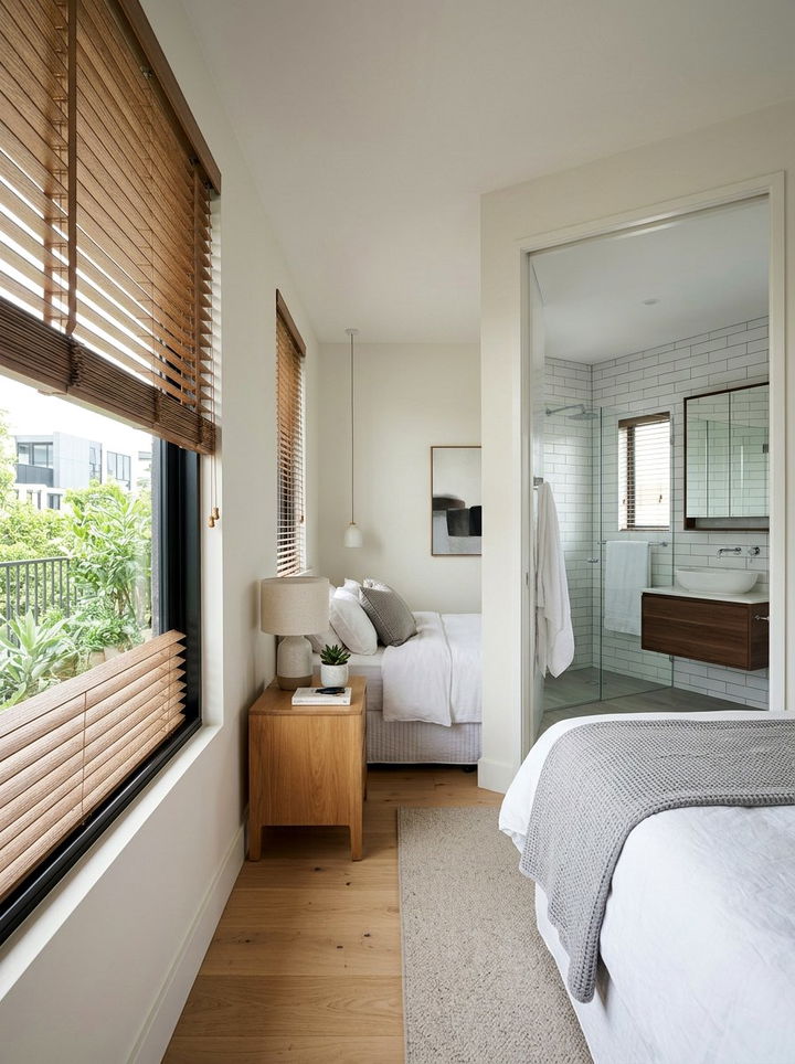 Textured Faux Wood Venetian Blinds - 30 bedroom venetian blinds