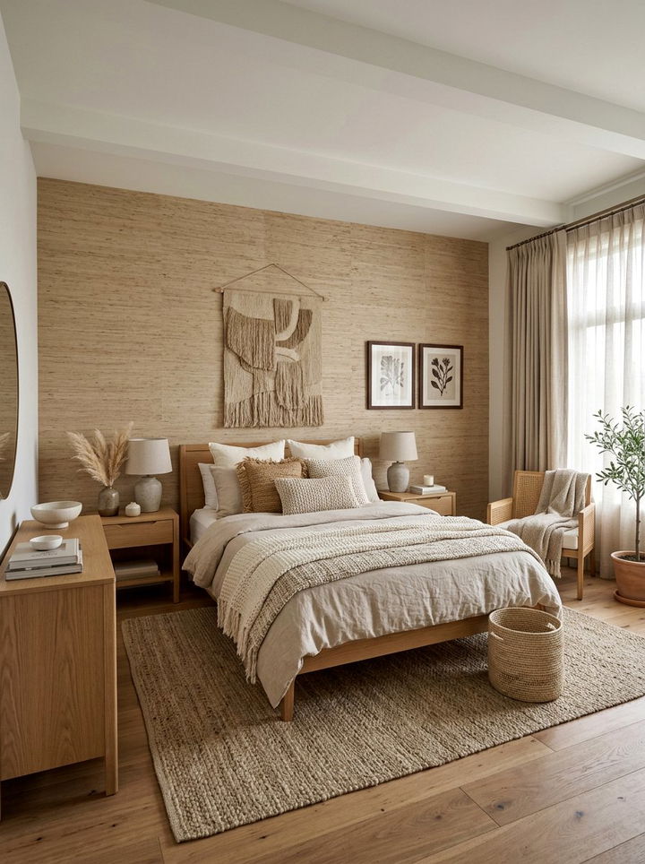 Textured Neutral Bedroom - 30 sanctuary bedroom ideas