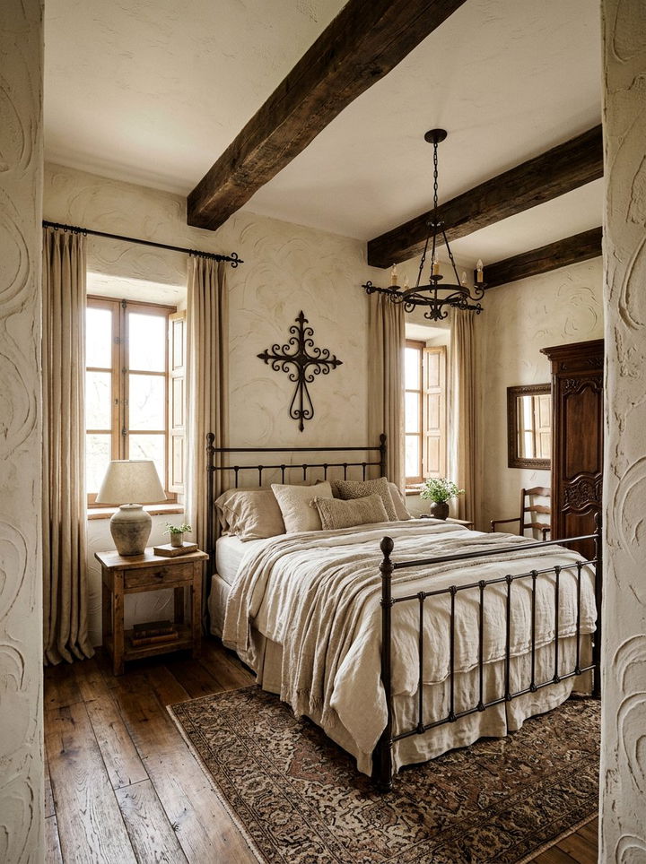 Textured Stucco Wall - 30 bedroom wall texture ideas