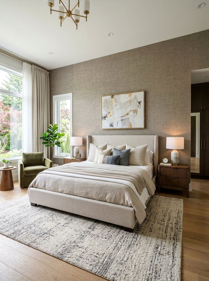 Textured Wallpaper - 30 bedroom accessories