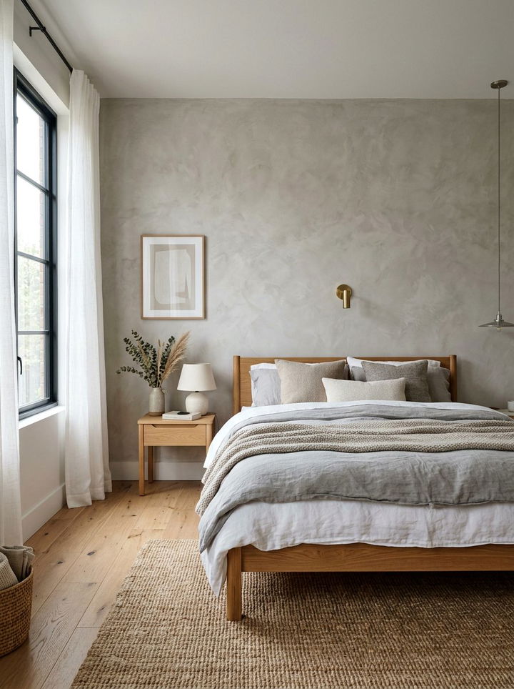 Textured wall bedroom - 30 meditation bedroom ideas