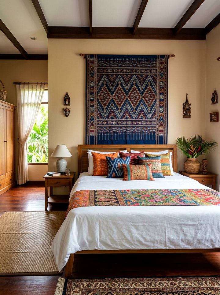 Thai Textile Bedroom - 30 Thai bedroom ideas