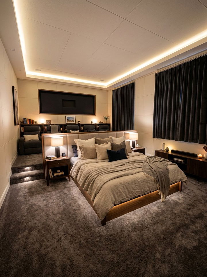 Theater Room To Bedroom - 30 room to bedroom conversion ideas