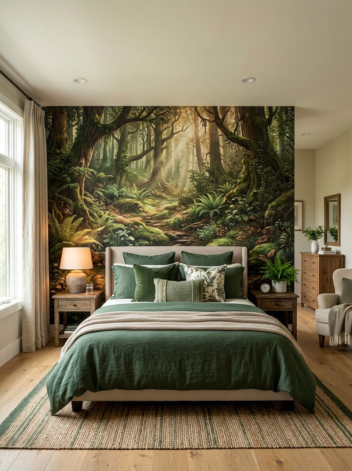 Themed Wallpaper Mural - 30 video game bedroom ideas
