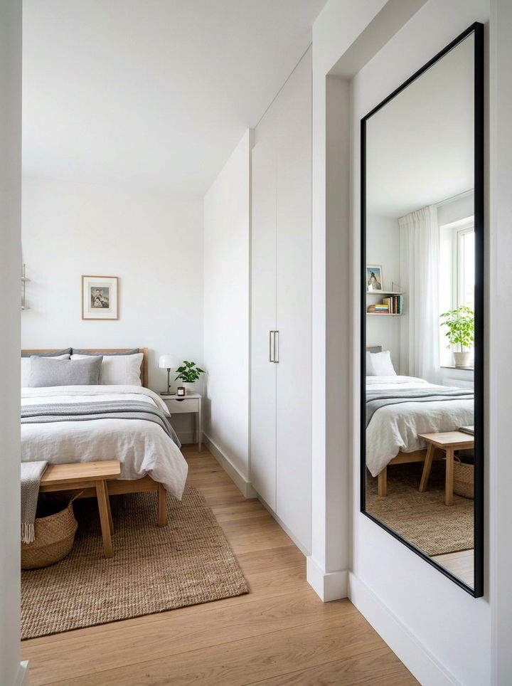 Thin Frame Mirror - 30 bedroom wall mirrors