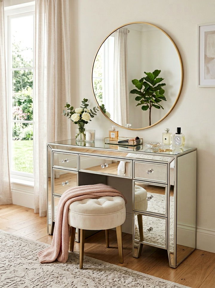 Three drawer mirrored dresser - 30 bedroom mirrored dressers