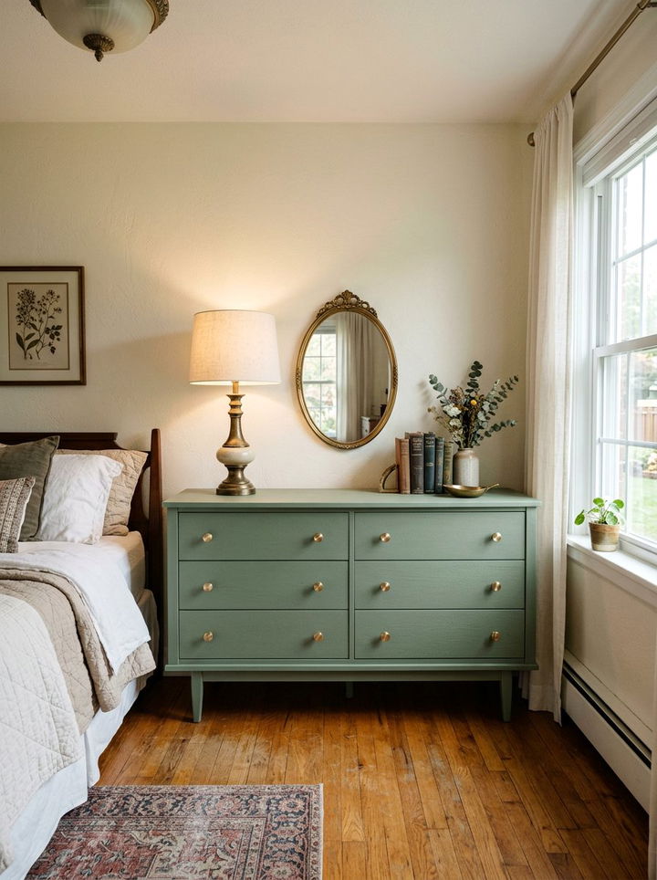 Thrifted dresser - 30 cheap bedroom furniture ideas