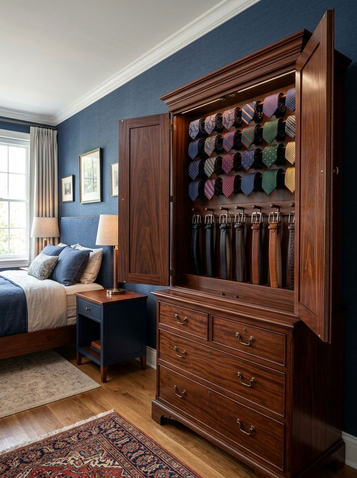 Tie And Belt Rack - 30 bedroom drawer organization ideas