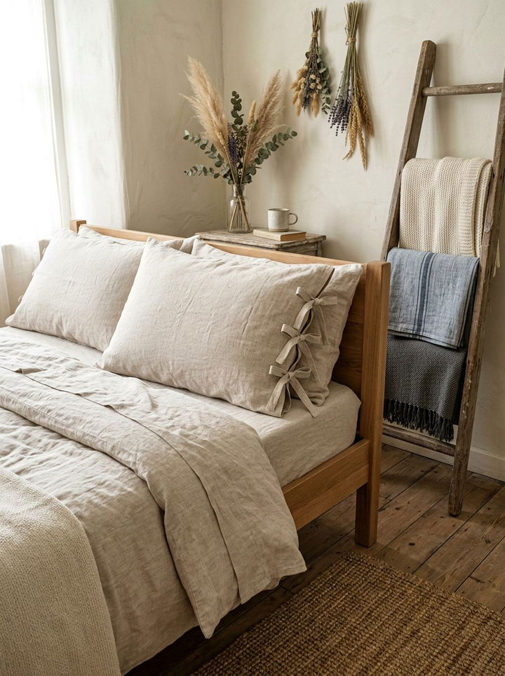 Tie Closure Pillowcase - 30 bedroom pillowcases