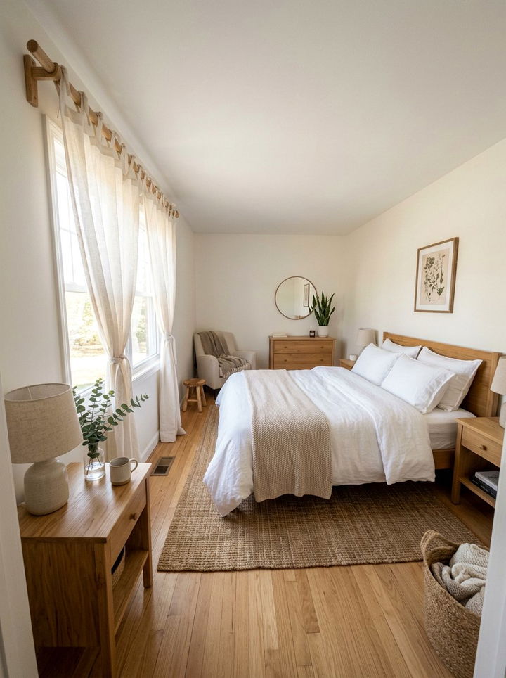 Tie top sheer curtains - 30 bedroom sheer curtains