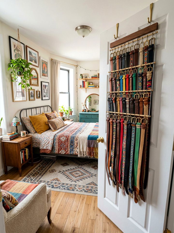 Tiered Belt Rack - 30 bedroom belt organizers