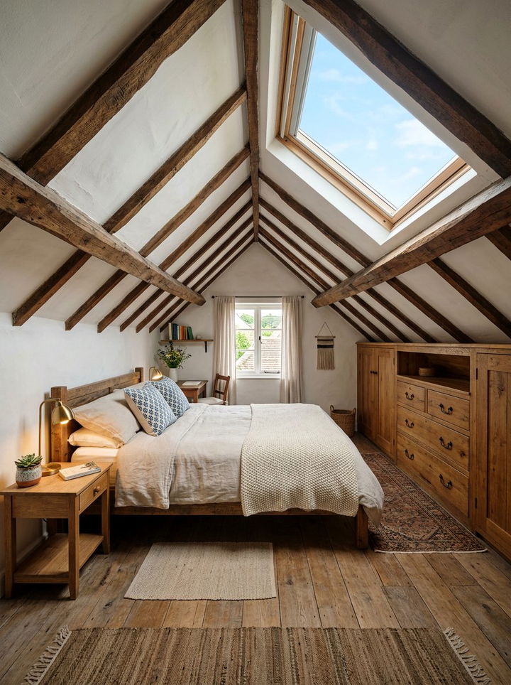 Tiny Attic Bedroom - 30 small bedroom ideas