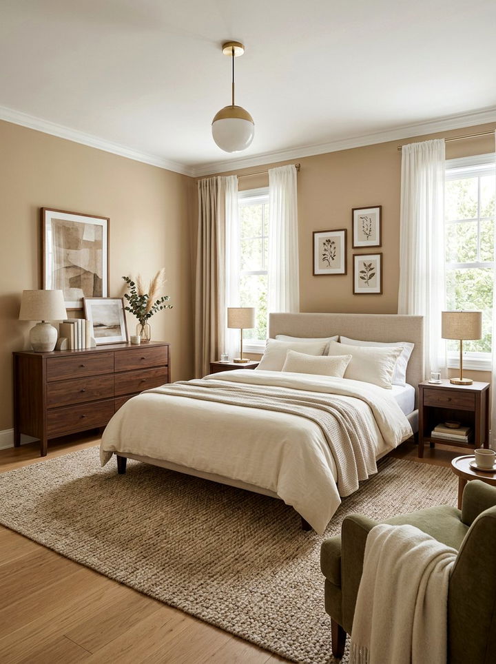 Toasted Almond Bedroom - 30 warm tone bedroom ideas