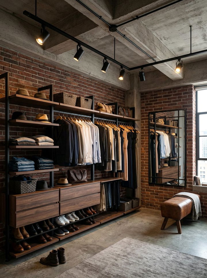 Track Lighting For Wardrobe Organization - 30 bedroom closet lighting ideas