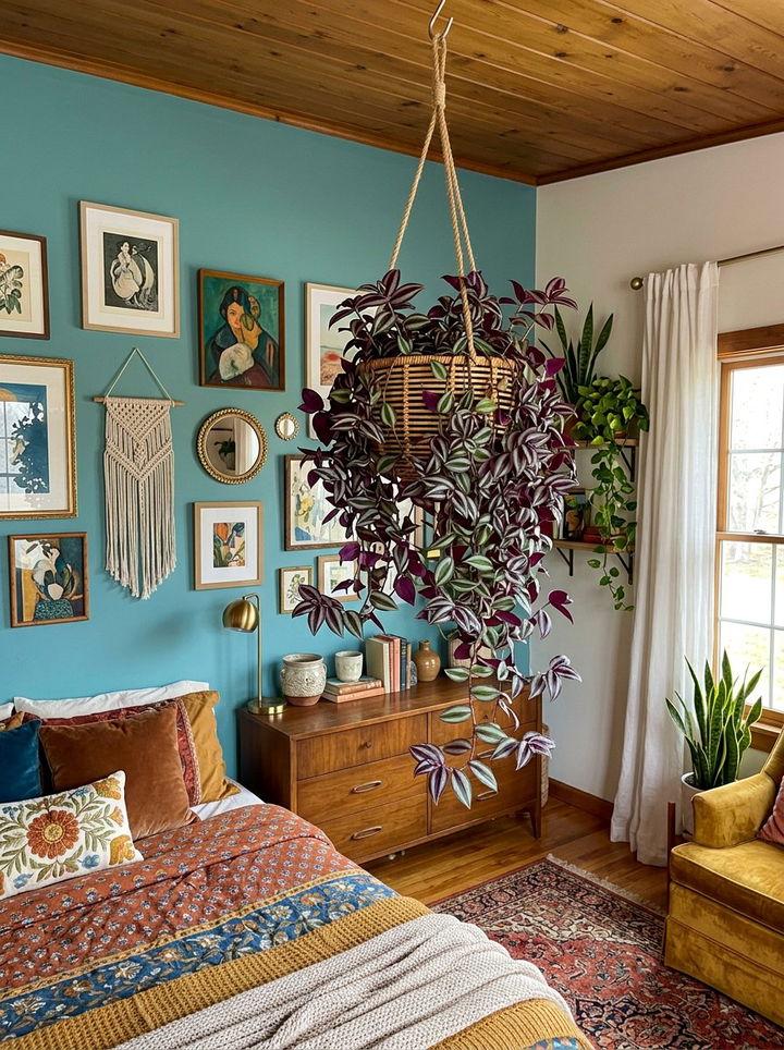 Tradescantia Zebrina Hanging - 30 bedroom hanging plants