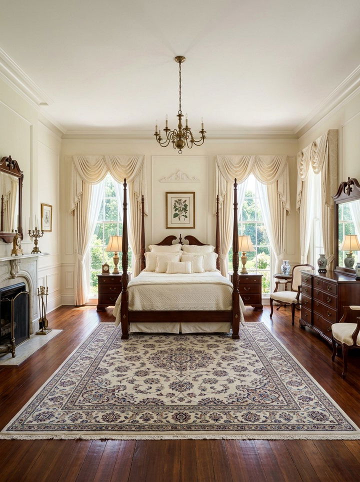 Traditional Antique White Bedroom - 30 antique white bedroom ideas