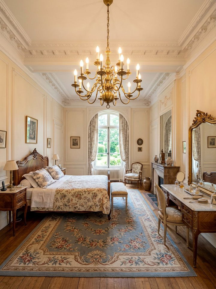 Traditional Candelabra - 30 bedroom chandelier ideas