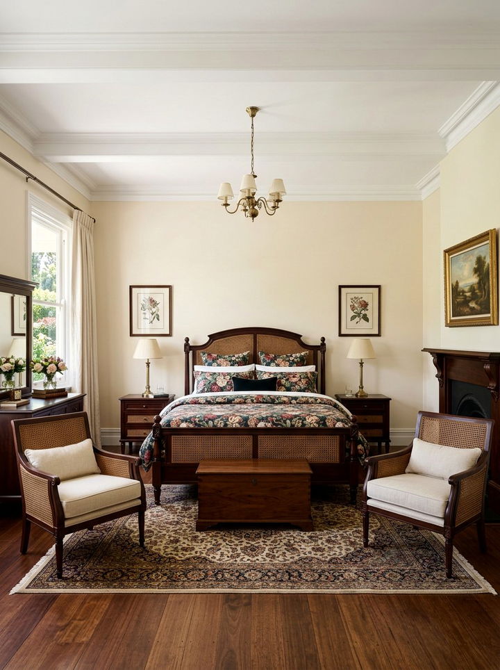 Traditional Cane Bedroom - 30 cane bedroom ideas