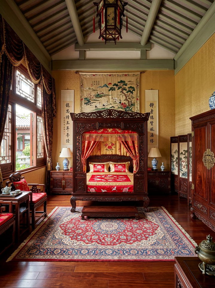 Traditional Chinese Bedroom - 30 Chinese bedroom ideas