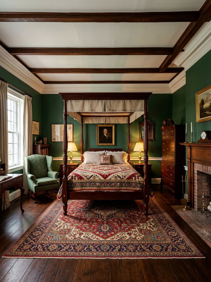 Traditional Colonial Bedroom - 30 New England bedroom ideas
