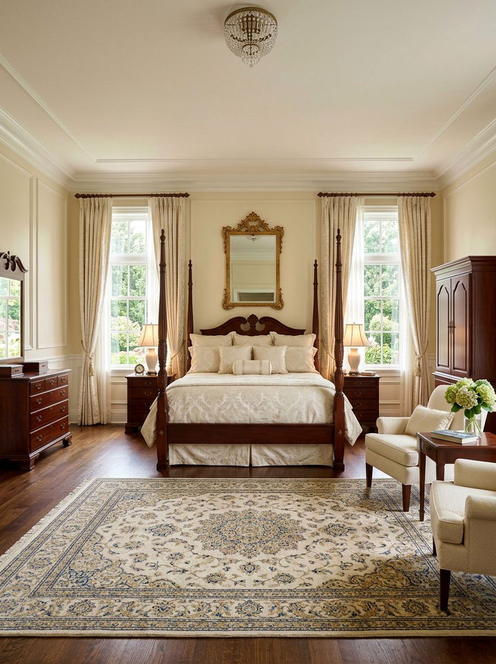 Traditional Cream Bedroom - 30 cream bedroom ideas