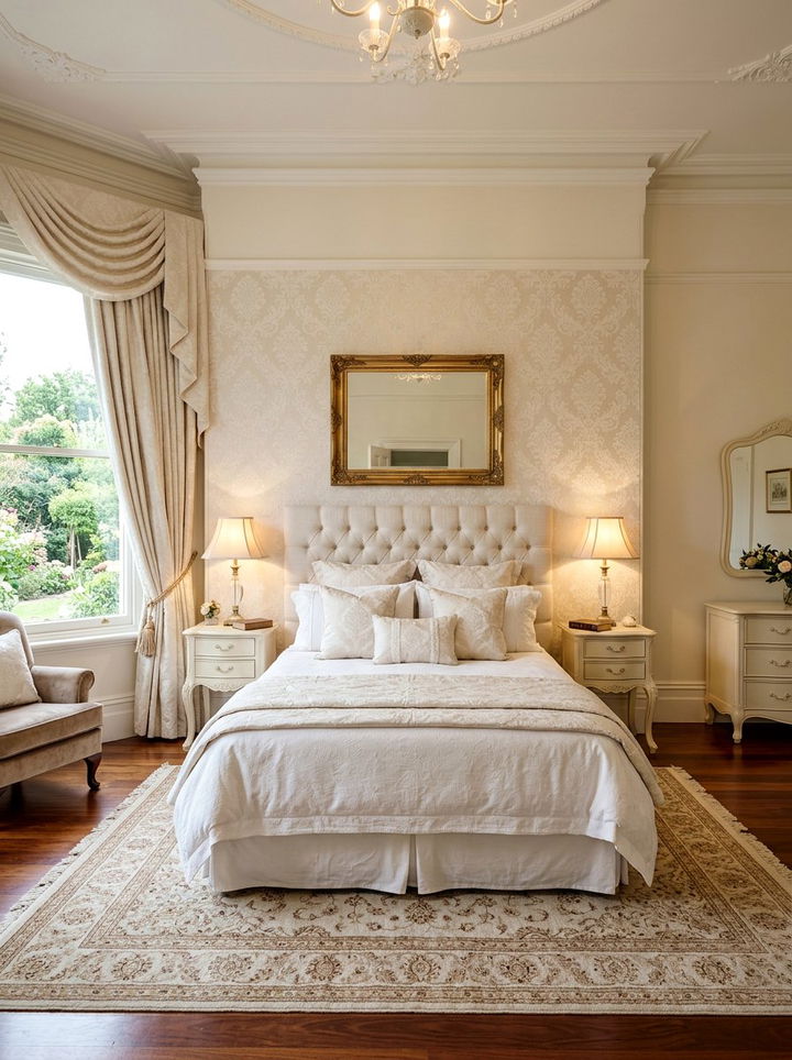 Traditional Cream Bedroom - 30 cream bedroom design ideas