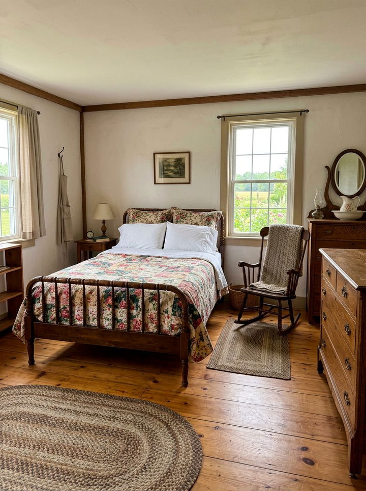 Traditional Farmhouse Bedroom - 30 farmhouse bedroom ideas