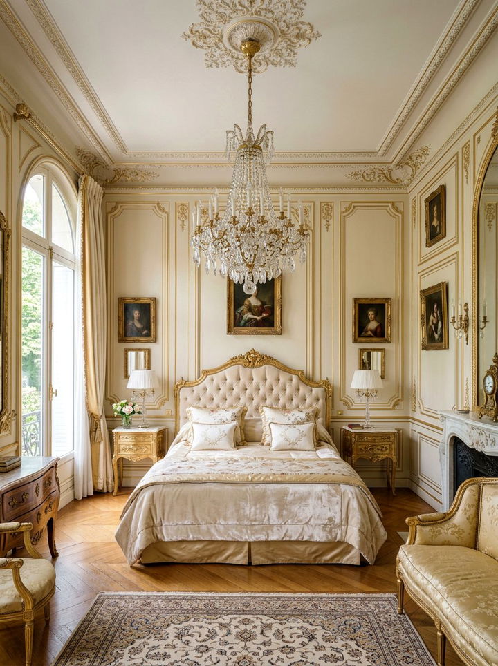 Traditional French Mansion Bedroom - 30 mansion bedroom ideas