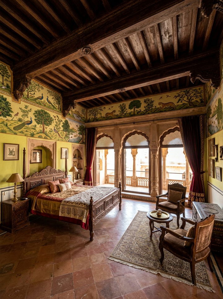 Traditional Haveli Suite - 30 Indian bedroom ideas