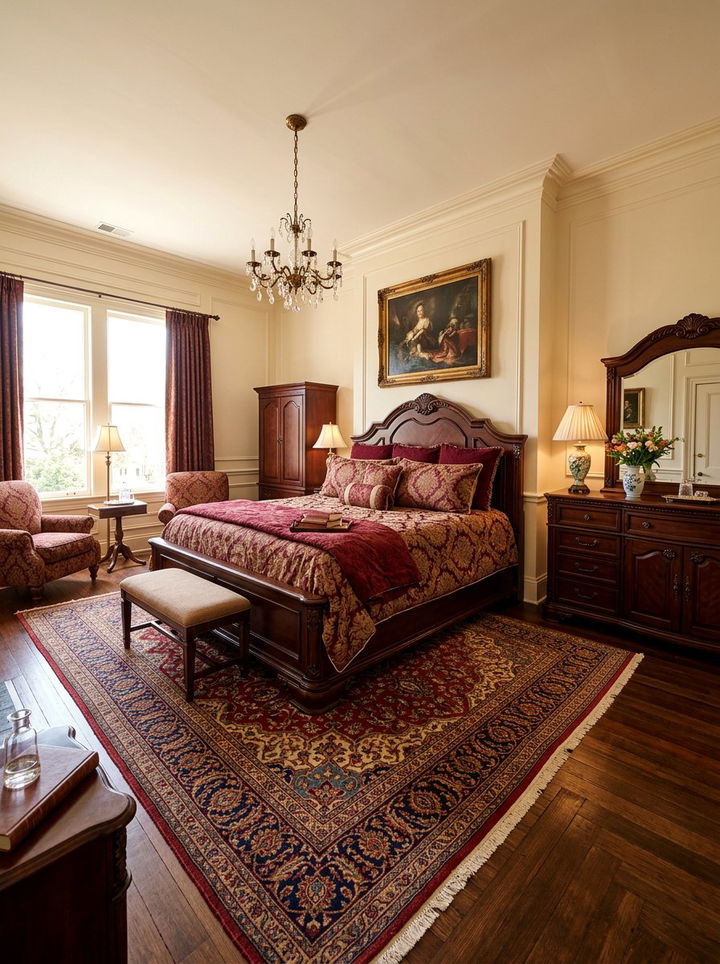 Traditional King Bed Suite - 30 king size bedroom ideas