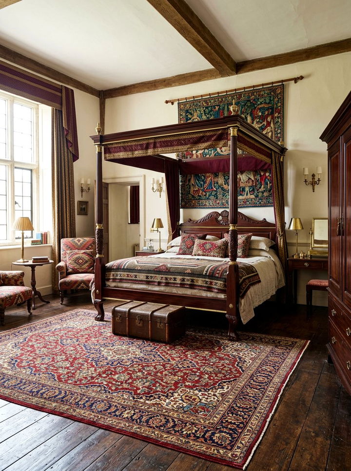 Traditional Loomed Bedroom - 30 handwoven bedroom ideas